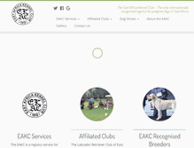 Tablet Screenshot of eastafricakennelclub.com
